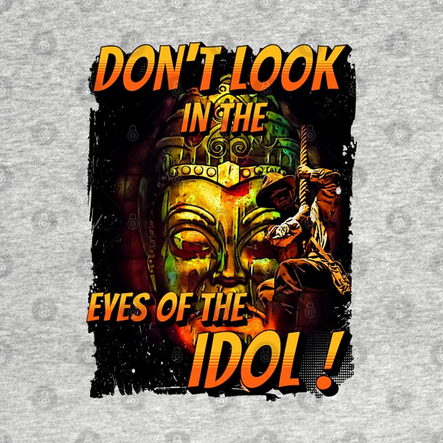 Don't Look in The Eyes of the Idol in Californa Adventureland by Joaddo